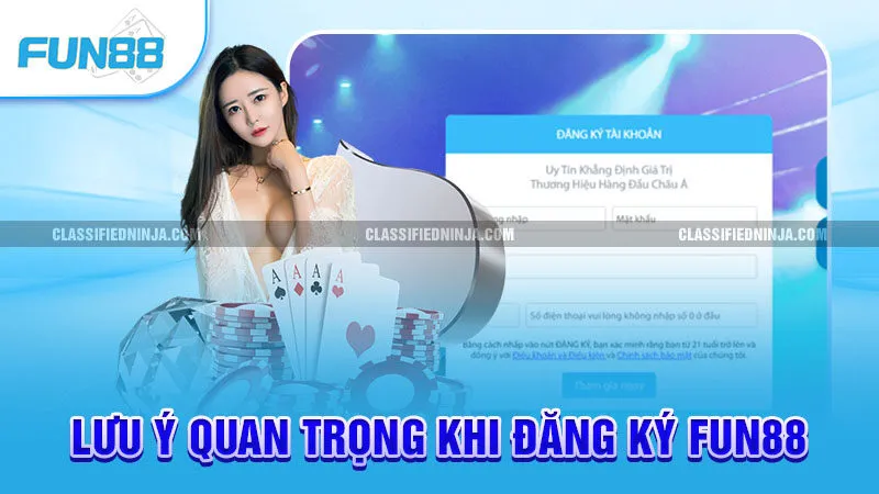 Đăng Ký Fun88 - Hướng Dẫn Chi Tiết 4 Bước Thao Tác Nhanh Chóng 3 Lưu ý quan trọng khi đăng ký Fun88