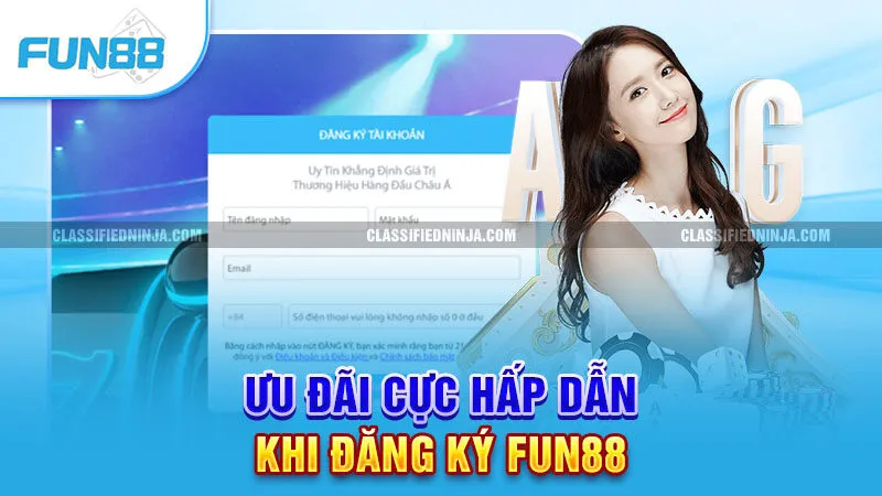 Đăng Ký Fun88 - Hướng Dẫn Chi Tiết 4 Bước Thao Tác Nhanh Chóng 1 Ưu đãi cực hấp dẫn khi đăng ký Fun88